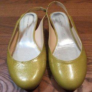 Marc by Marc Jacobs Glitter Slingback Flats